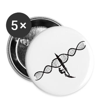 Windsurfer Geschenk Kitesurfer Surfen Windsurfing - Buttons groß 56 mm (5er Pack) - Weiß - Vorne