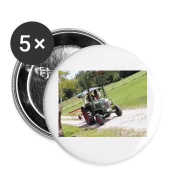 Bulldog IMG 20210722 145905 - Buttons large 2.2''/56 mm (5-pack) - white - Front