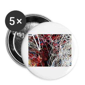 forms of light - Buttons groß 56 mm (5er Pack) - Weiß - Vorne