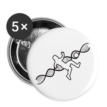 Football coach Footballer Football Footballer - Buttons large 2.2''/56 mm (5-pack) - white - Front