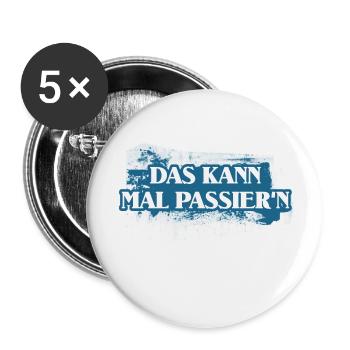 CELA PEUT ARRIVER - Lot de 5 grands badges (56 mm) - blanc - Devant