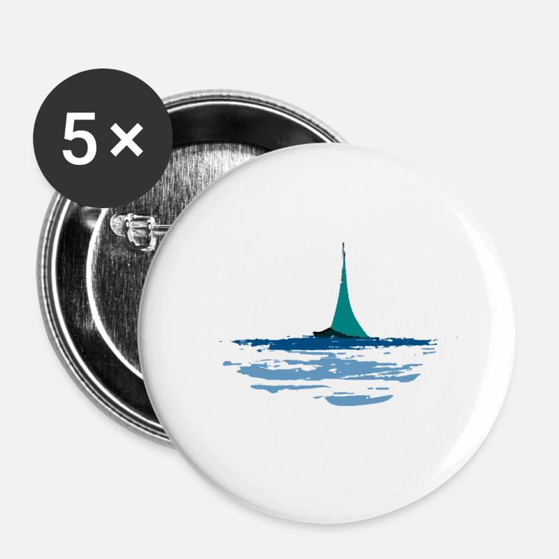 Boat 11 - Buttons large 2.2''/56 mm (5-pack) - white
