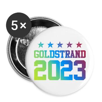 Sables d’or 2023 (Garantie du prix le plus bas) - Lot de 5 grands badges (56 mm) - blanc - Devant