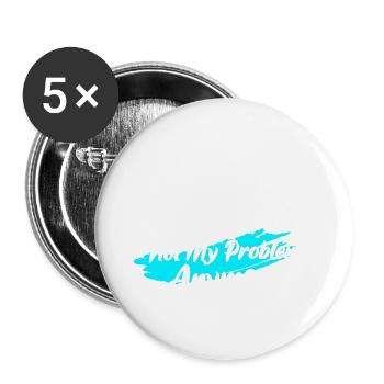 Retired Painter Not My Problem Anymore Job Profess - Buttons large 2.2''/56 mm (5-pack) - white - Front