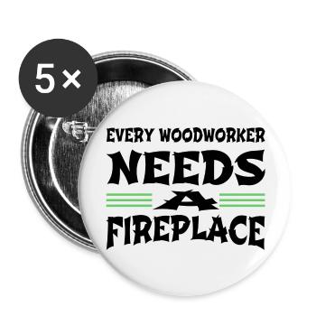 quote mason geek apprentice funny quote humor - Buttons groß 56 mm (5er Pack) - Weiß - Vorne