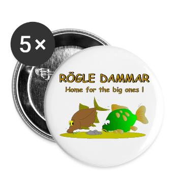 Pull Rögle 2 - Lot de 5 grands badges (56 mm) - blanc - Devant