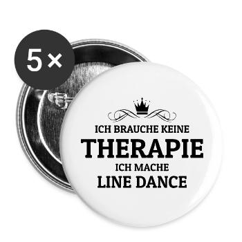 Dancing Dance Music - Buttons groß 56 mm (5er Pack) - Weiß - Vorne