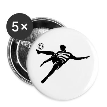 Kicker black - Buttons large 2.2''/56 mm (5-pack) - white - Front