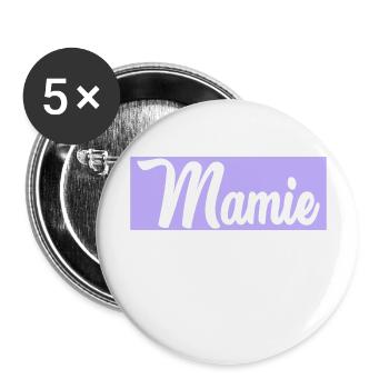GRANNY. MOTHER'S DAY - Buttons large 2.2''/56 mm (5-pack) - white - Front