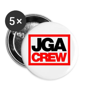 Bachelor Party Crew - Emblem - Buttons large 2.2''/56 mm (5-pack) - white - Front