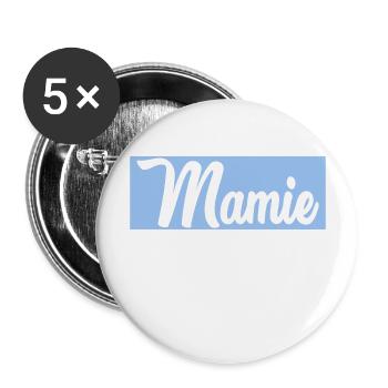 GRANNY. MOTHER'S DAY. HAPPY BIRTHDAY GRANDMA. I LOVE YOU - Buttons large 2.2''/56 mm (5-pack) - white - Front