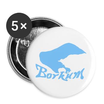 Bokum Tattoo - Buttons large 2.2''/56 mm (5-pack) - white - Front