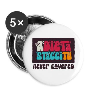 The Stacci Tu Diet - Buttons large 2.2''/56 mm (5-pack) - white - Front