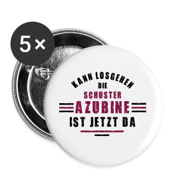 Trainee Shoemaker Apprenticeship Training Shoemaker - Buttons large 2.2''/56 mm (5-pack) - white - Front