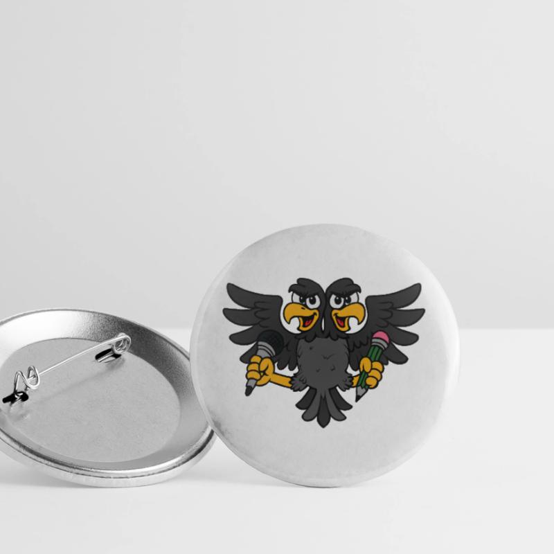 Creative Eagle Buttons large 2.2''/56 mm (5-pack)
