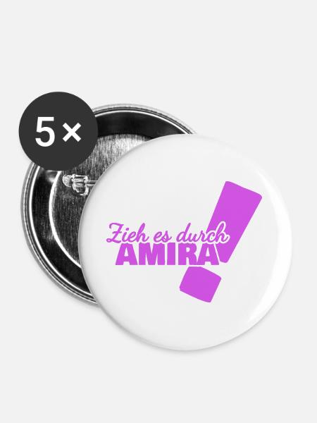 Amira - Buttons groß 56 mm (5er Pack) - Weiß