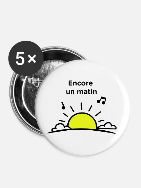 Another morning - Buttons large 2.2''/56 mm (5-pack) - white