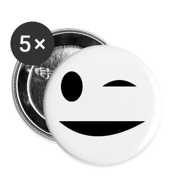 Petzauge - Buttons large 2.2''/56 mm (5-pack) - white - Front