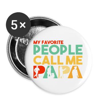Patrol Officer Definition Design - Buttons large 2.2''/56 mm (5-pack) - white - Front