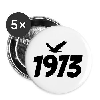 1973 Vintage Vintage Eagle Graphic - Buttons large 2.2''/56 mm (5-pack) - white - Front