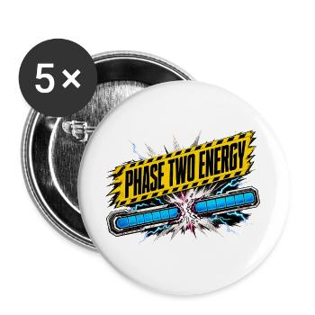 Phase Two Energy Fight HUD Challenge Gamer St - Buttons large 2.2''/56 mm (5-pack) - white - Front