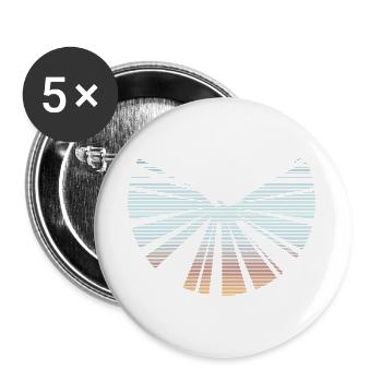 PHOENIX - Buttons groß 56 mm (5er Pack) - Weiß - Vorne
