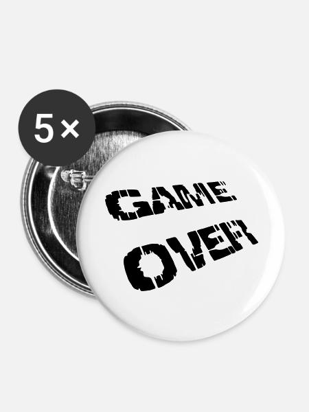 end - Buttons groß 56 mm (5er Pack) - Weiß