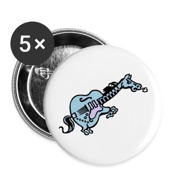spreadmusic2015_gitarre_o - Buttons groß 56 mm (5er Pack) - Weiß - Vorne