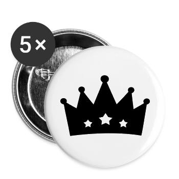 Crown (crown) 05.0 - Buttons large 2.2''/56 mm (5-pack) - white - Front