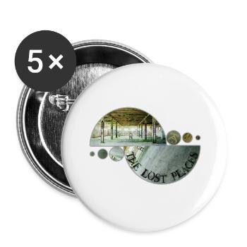 The Lost Places Cair 2 - Buttons groß 56 mm (5er Pack) - Weiß - Vorne