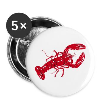 hummer - Buttons groß 56 mm (5er Pack) - Weiß - Vorne