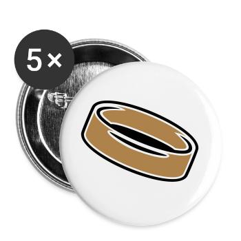 Ring (2c) - Buttons groß 56 mm (5er Pack) - Weiß - Vorne