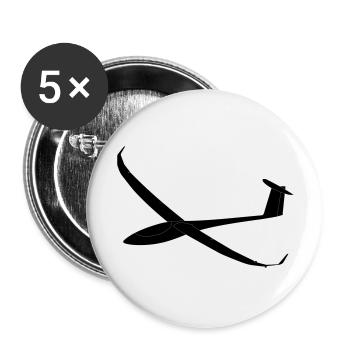 Jonker Js3 - Buttons large 2.2''/56 mm (5-pack) - white - Front