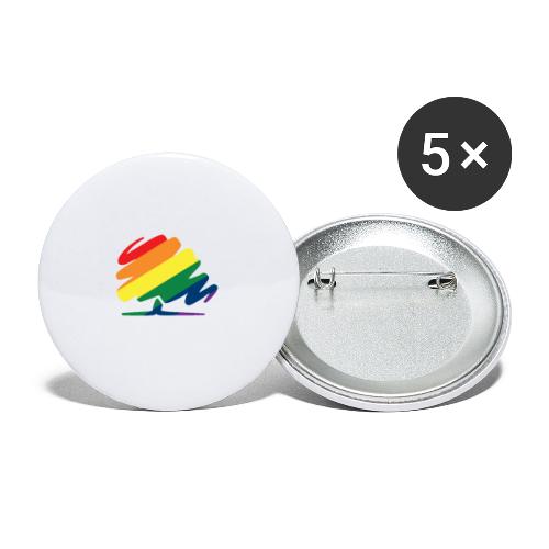 Classic LGBT+ Conservative logo - Buttons large 2.2''/56 mm (5-pack)