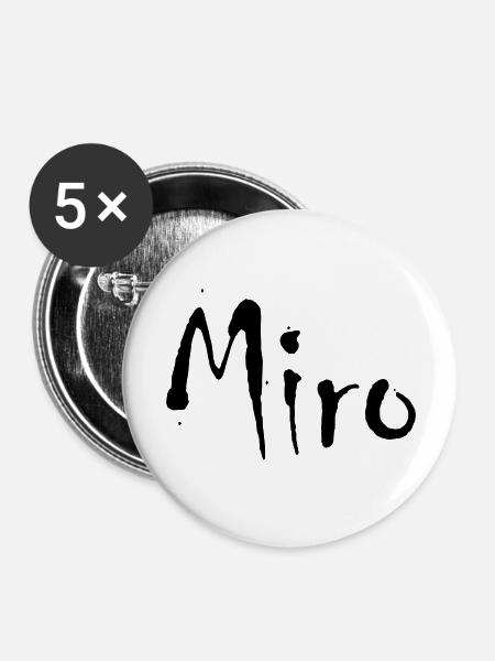 Miro - Buttons large 2.2''/56 mm (5-pack) - white