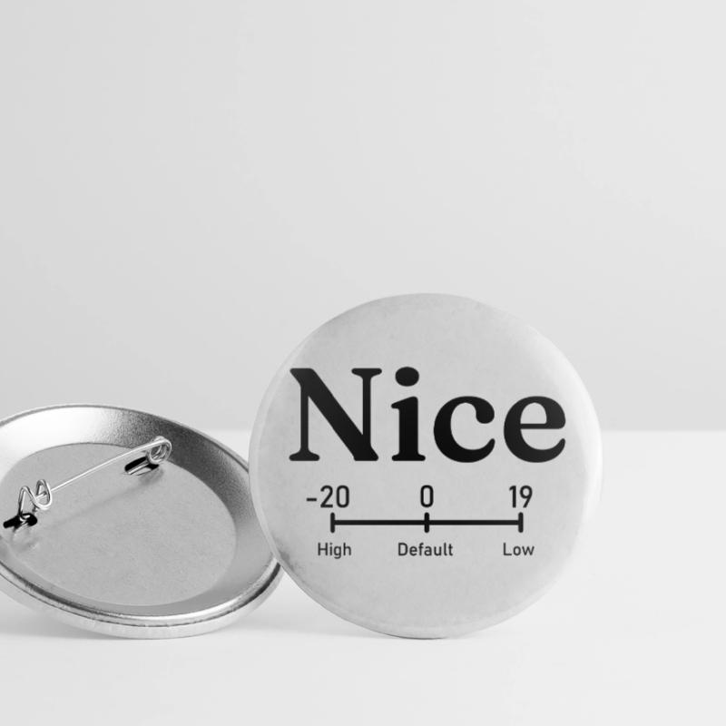 Nice | linux process priority command Buttons large 2.2''/56 mm (5-pack)