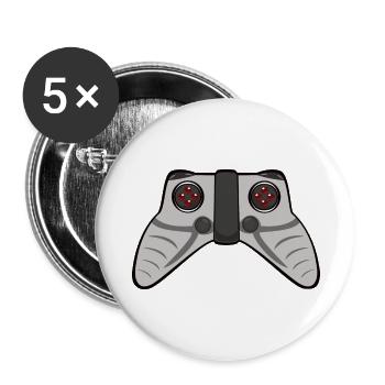 Gaming Controller - Buttons large 2.2''/56 mm (5-pack) - white - Front