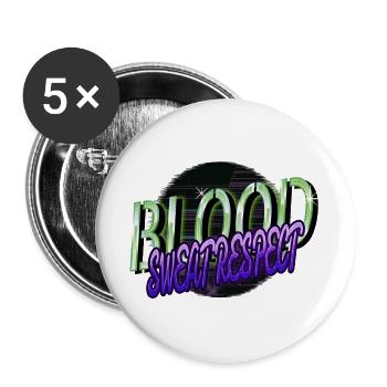 bday love outdoors movies basketball present idea - Buttons groß 56 mm (5er Pack) - Weiß - Vorne