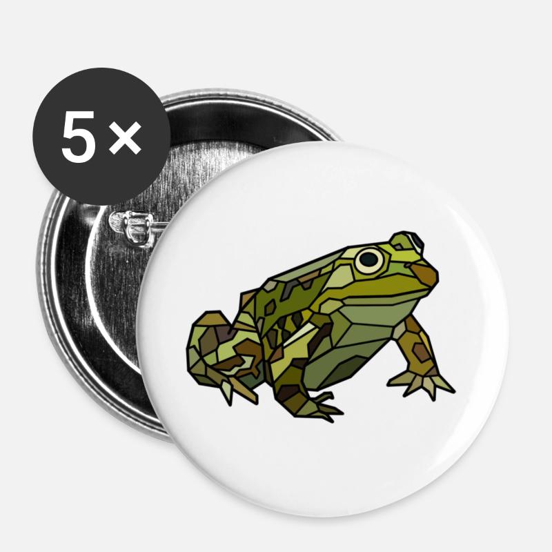 Frog - Buttons large 2.2''/56 mm (5-pack) - white