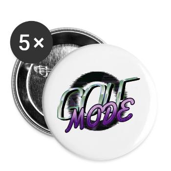 happy golfapparel sayings humor quote - Buttons groß 56 mm (5er Pack) - Weiß - Vorne