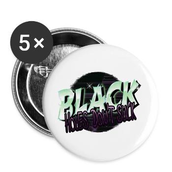 earth physics telescope cool jokes present idea - Buttons groß 56 mm (5er Pack) - Weiß - Vorne