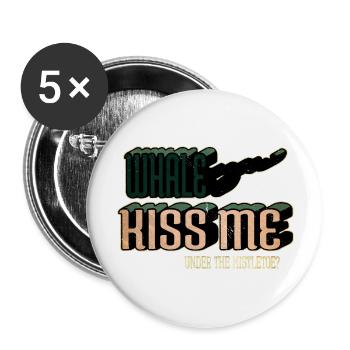 jokes funny quote animal dino bike moon beard gang - Buttons groß 56 mm (5er Pack) - Weiß - Vorne