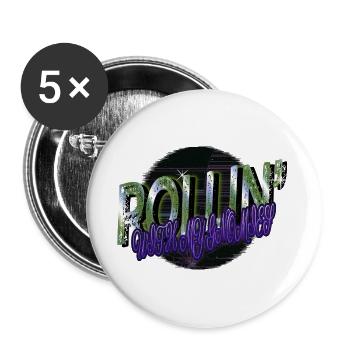 christmas vacation funny geek birthday present - Buttons groß 56 mm (5er Pack) - Weiß - Vorne