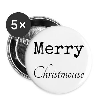 bébé barbe dino ok tout va bien - Lot de 5 grands badges (56 mm) - blanc - Devant