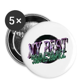 family activity quote buy forest animal - Buttons groß 56 mm (5er Pack) - Weiß - Vorne