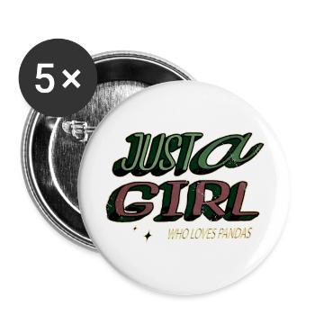 happy gift gift idea awesome coati bday animal - Buttons large 2.2''/56 mm (5-pack) - white - Front
