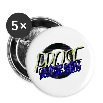 comics present idea better books coffee awesome - Buttons groß 56 mm (5er Pack) - Weiß - Vorne