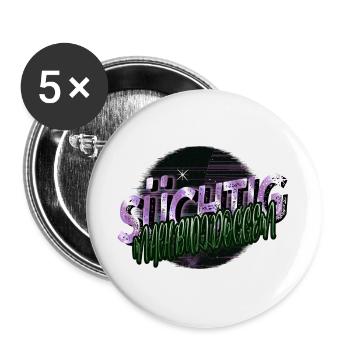 pudel statement spaß witzig hundeliebhaber spruch - Buttons groß 56 mm (5er Pack) - Weiß - Vorne