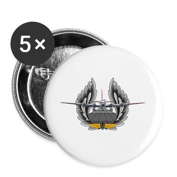 C-97 Stratofreighter - Buttons large 2.2''/56 mm (5-pack) - white - Front