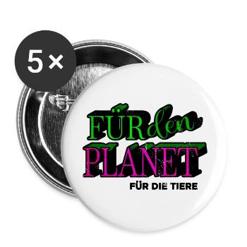 geek geschenk gesundheit geburtstagsgeschenk - Buttons groß 56 mm (5er Pack) - Weiß - Vorne
